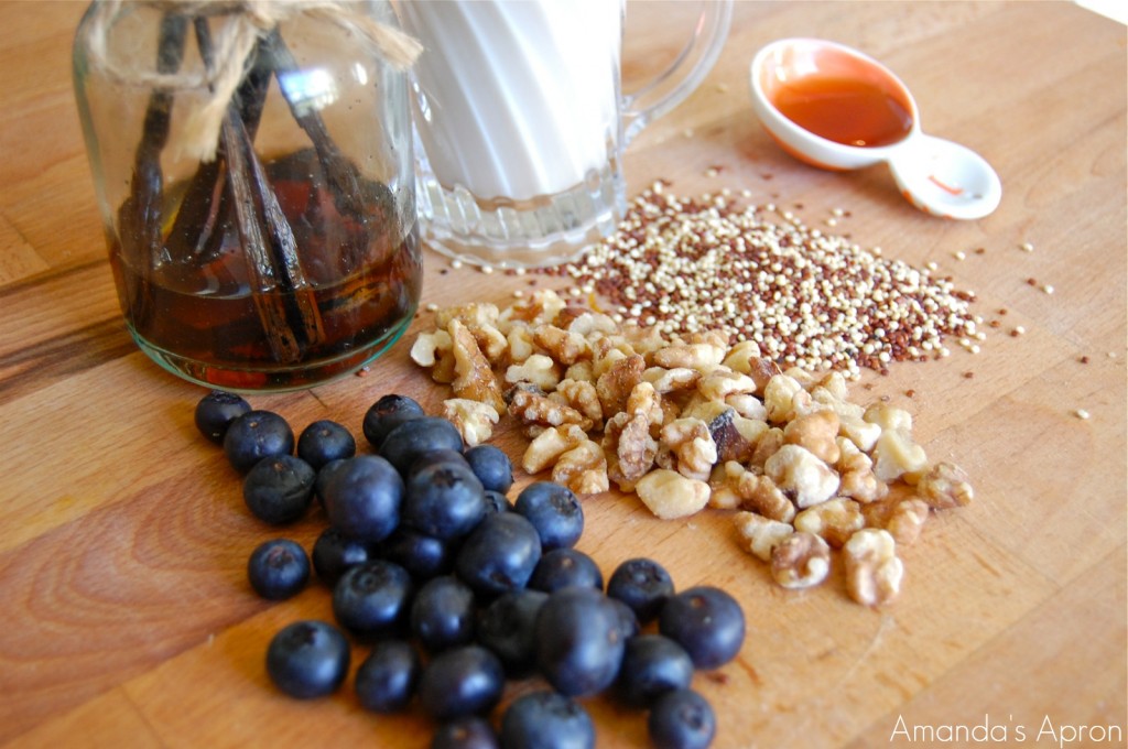 Breakfast Quinoa Ingredients | Amanda's Apron