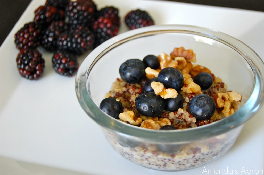 Healthy, protein filled breakfast from Amanda's Apron