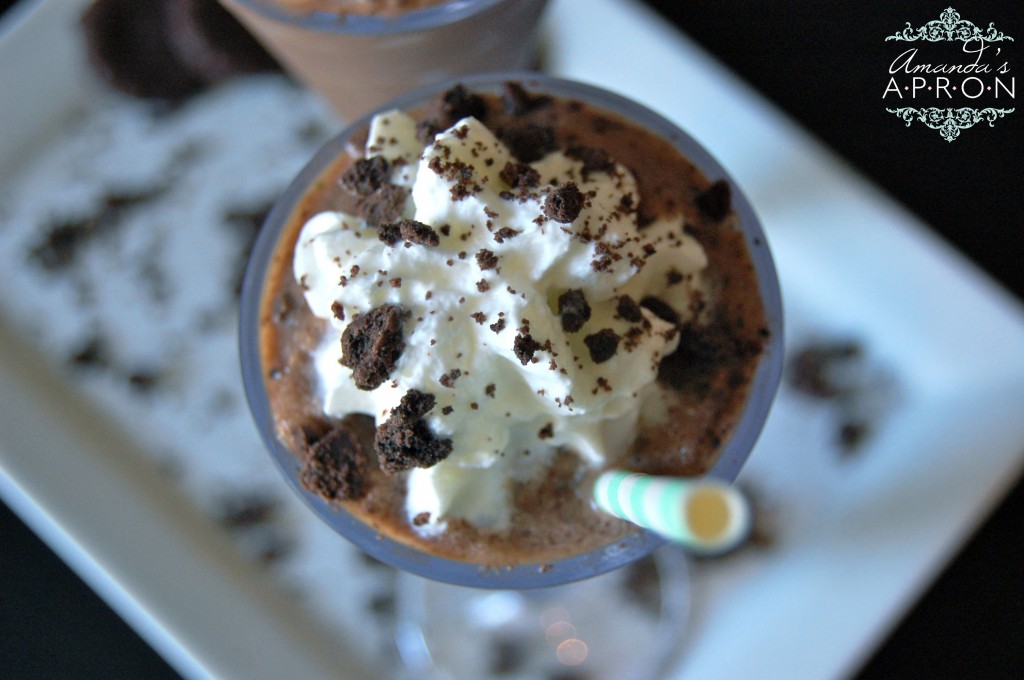 Easy frozen mint hot chocolate recipe by Amanda's Apron