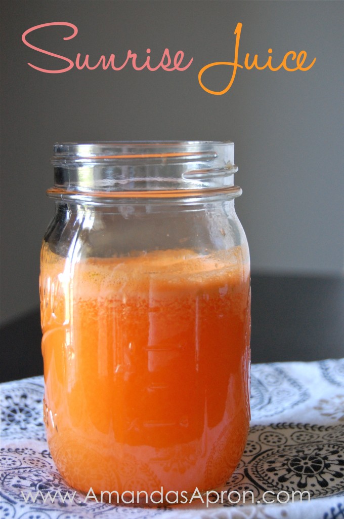 Sunrise Juice recipe from http://amandasapron.com