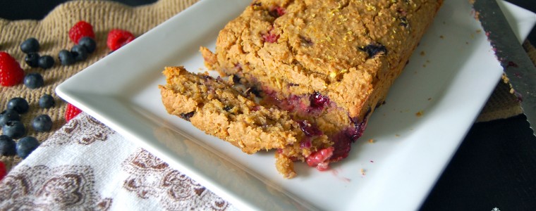 Red, White, & Blueberry Bread Recipe from Amanda's Apron