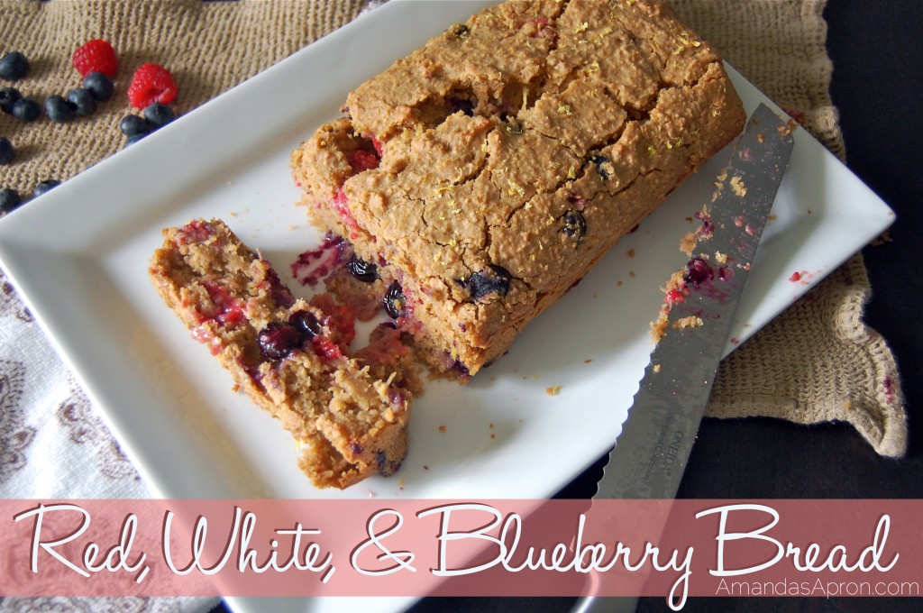 Red, White, and Blueberry Bread Recipe | Amanda's Apron